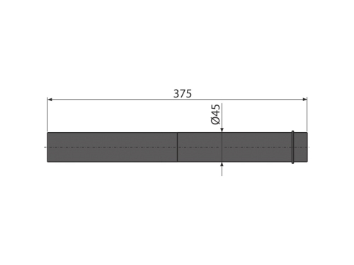 L=375 MM - ALCAPLAST M147