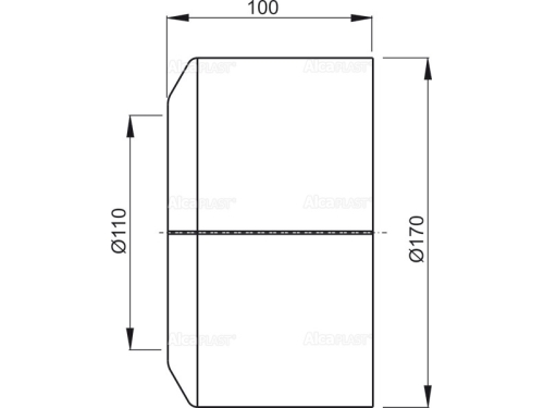 ROZETA WC DN110 A980