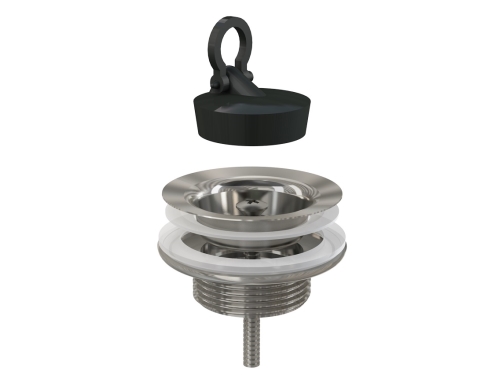 VENTIL LAVOAR CU FILET 5/4" DIN OTEL INOXIDABIL - ALCAPLAST A439