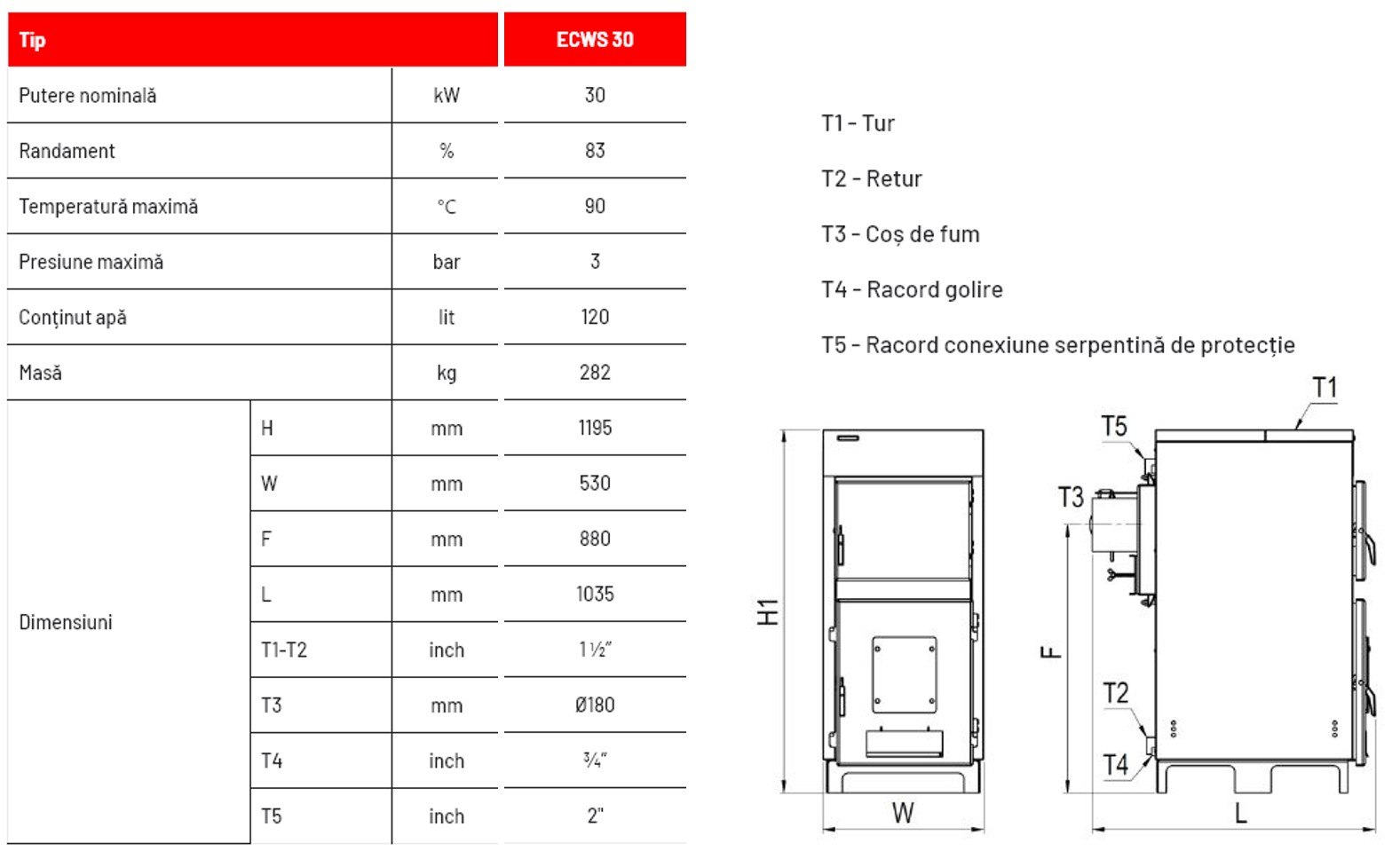 Ecowood Standard 30 kW