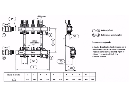 DISTRIBUITOR INOX INCALZIRE IN PARDOSEALA JURGEN SCHLOSSER 9 CIRCUITE