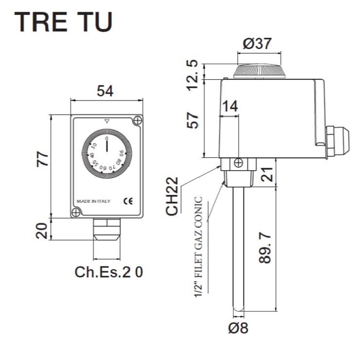 termostat de imersie