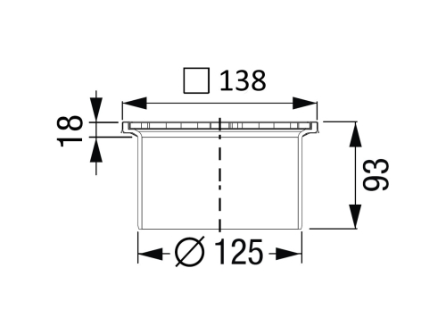 138 X 138 MM