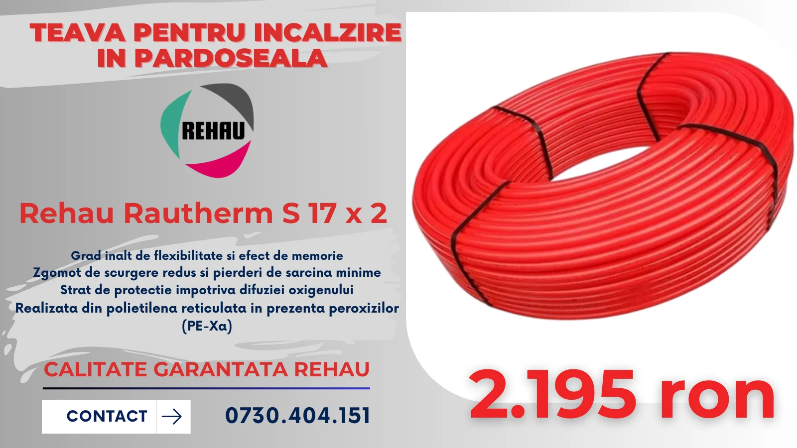 Teava Rehau-Rautherm-S-2.195