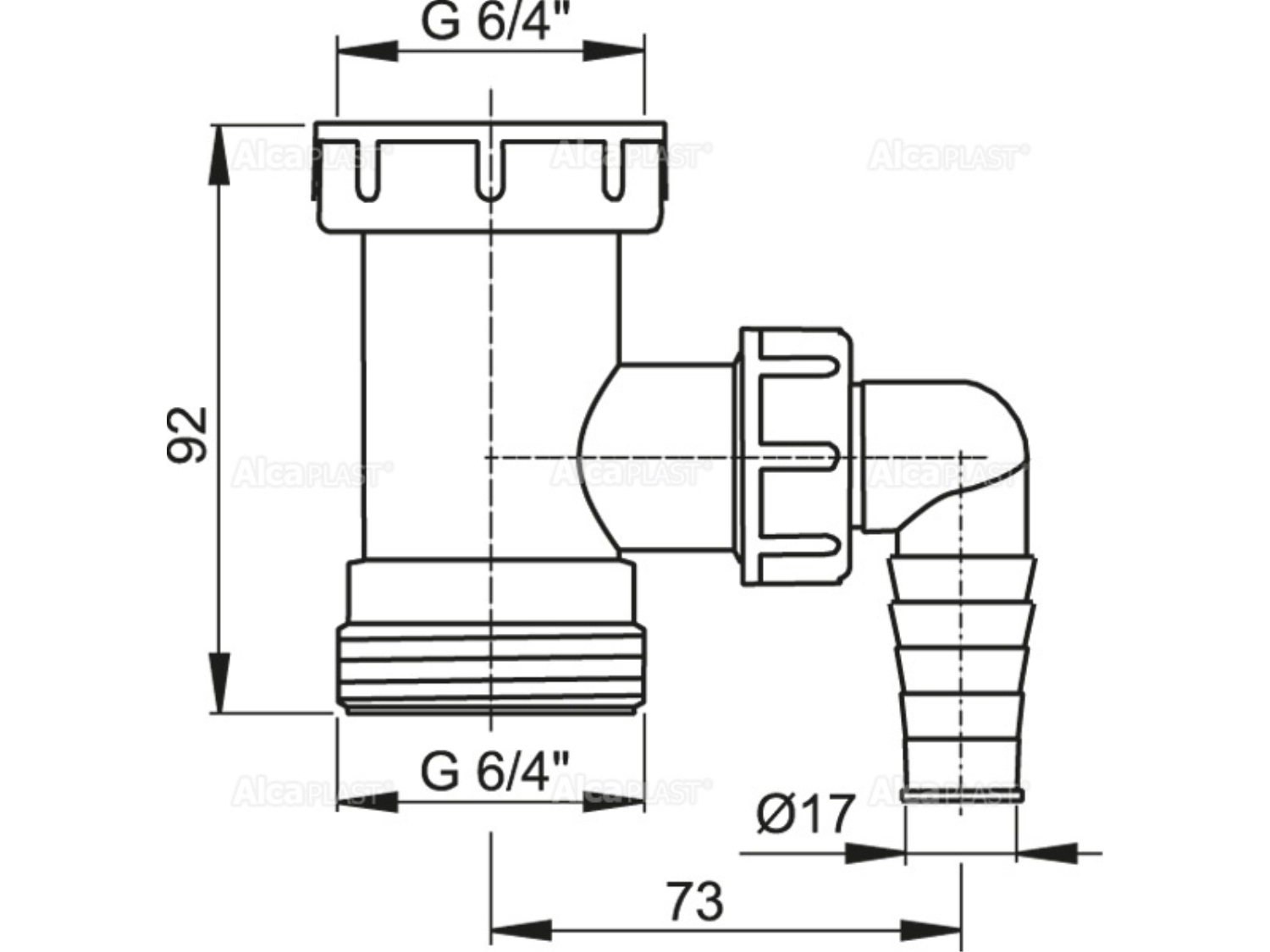 ADAPTOR 6/4" CU LEGATURA LA MASINA DE SPALAT - A30 2