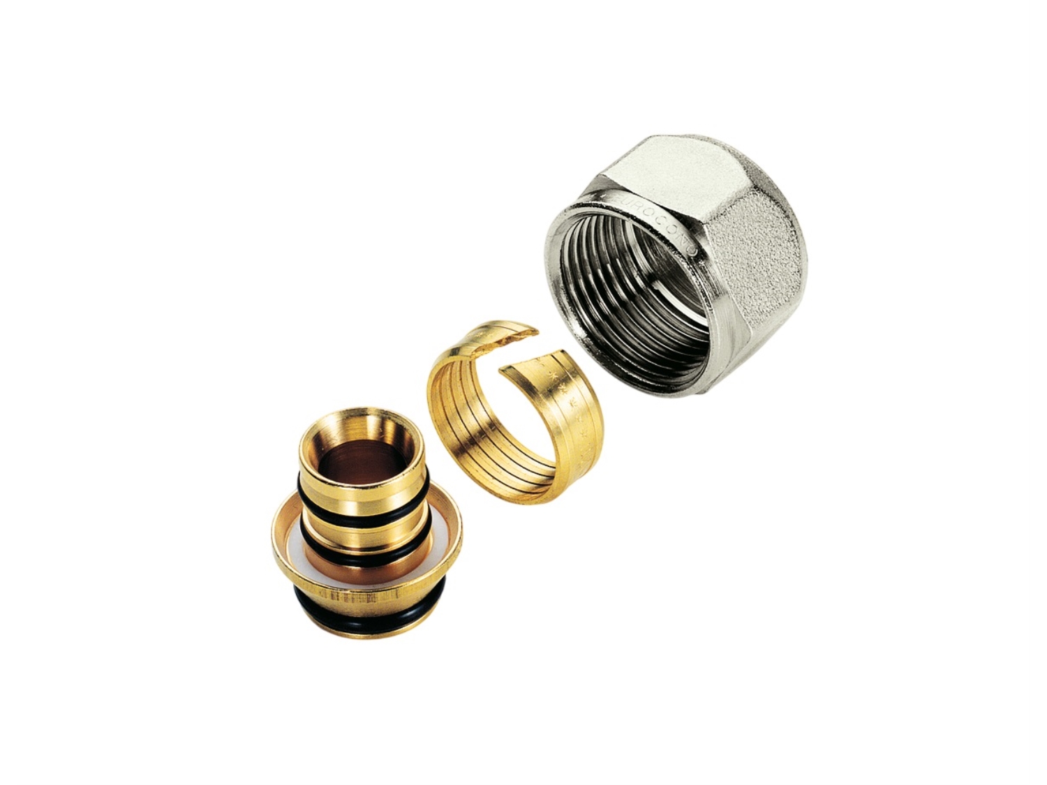 ADAPTOR EUROCON PENTRU TEAVA MULTISTRAT TIEMME 16 X 2 - 3/4" 1
