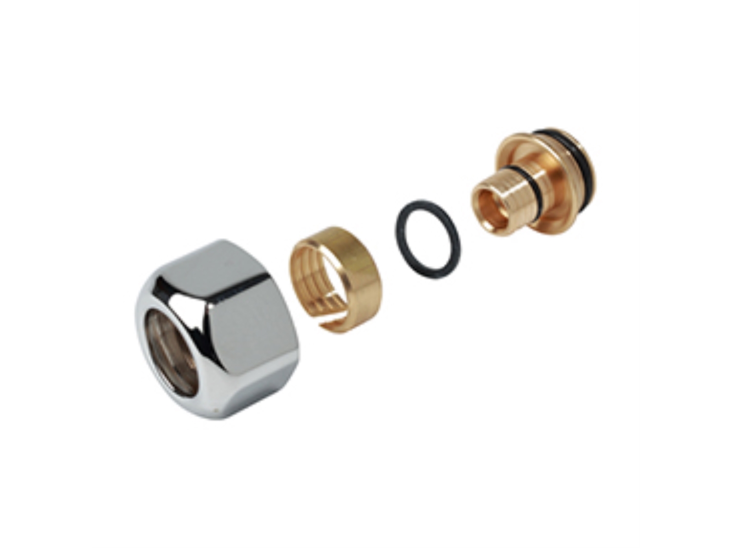 ADAPTOR PENTRU TEAVA MULTISTRAT 16X(16X2) CROMAT 2