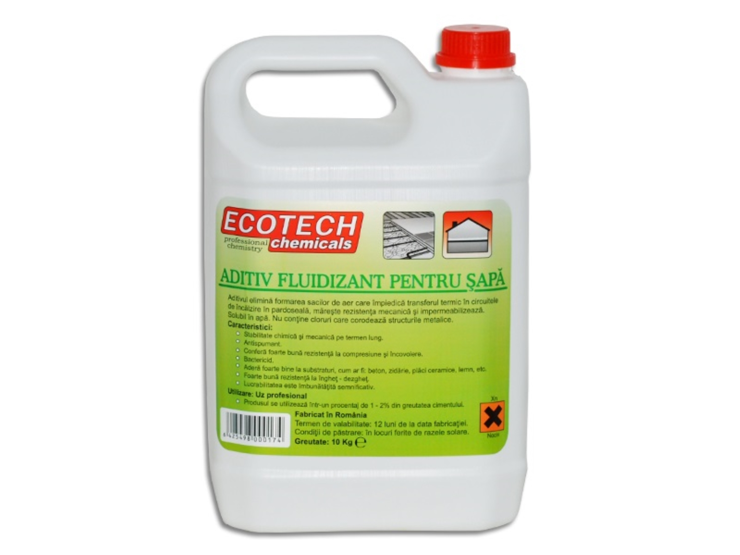 ADITIV TERMOFLUIDIZANT PENTRU SAPA ECOTECH BIDON 10 L 2