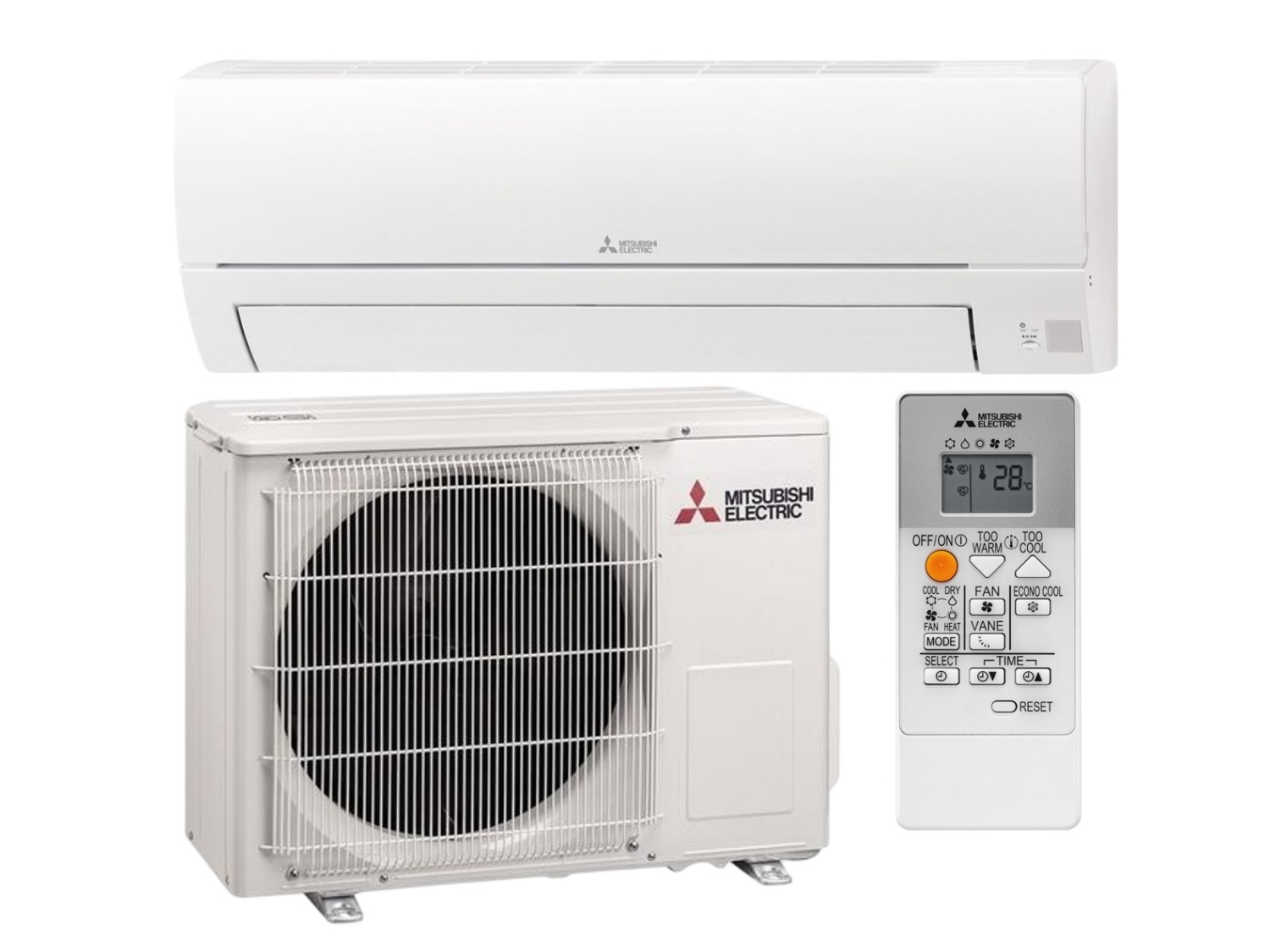 AER CONDITIONAT MITSUBISHI ELECTRIC MSZ-DW25VF-E2/MUZ-DW25VF 9.000 BTU 1