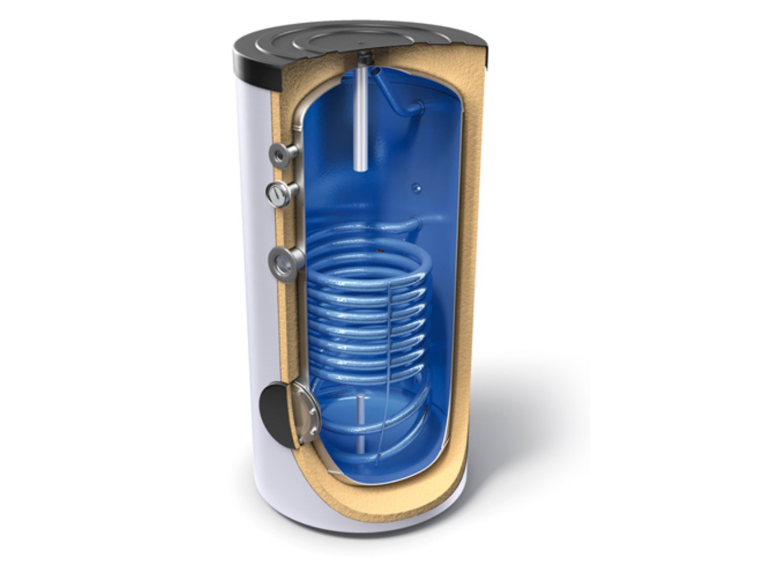 BOILER DE SOL CU O SERPENTINA TESY EV9S 200 60 F40 TP - 200 LITRI 1