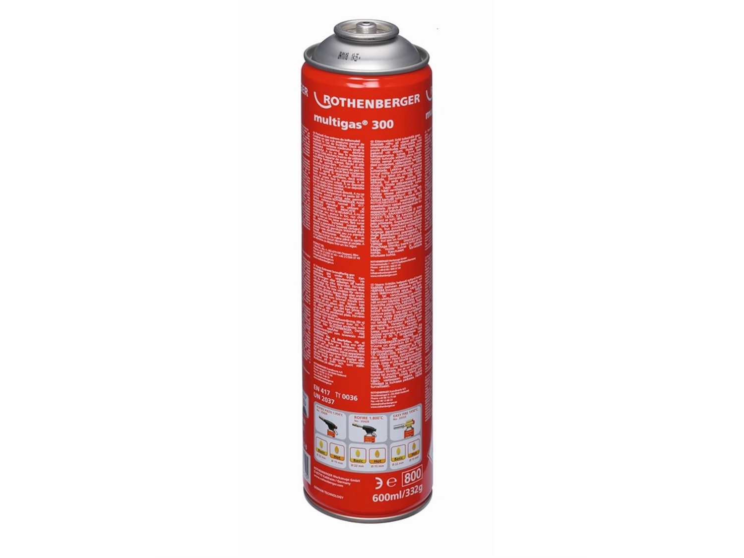 BUTELIE GAZ ROTHENBERGER MULTIGAS 300
