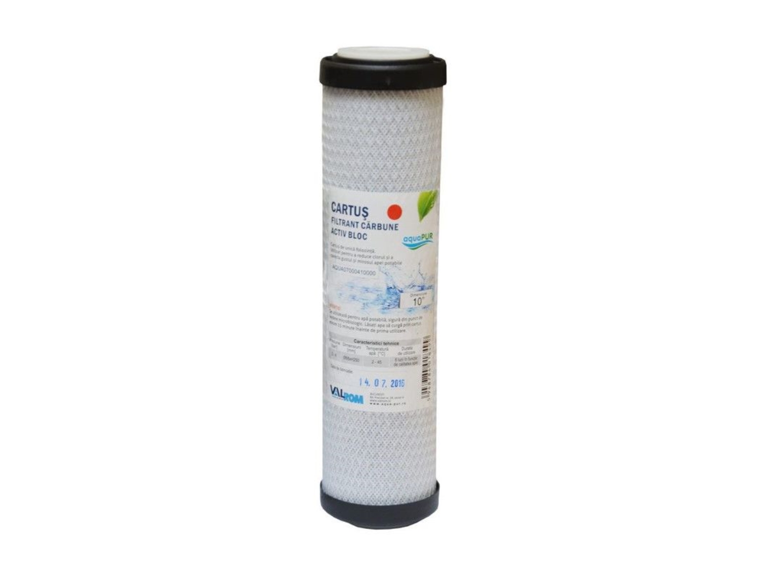CARTUS FILTRANT AQUAPUR CU CARBUNE ACTIV BLOC 7 2