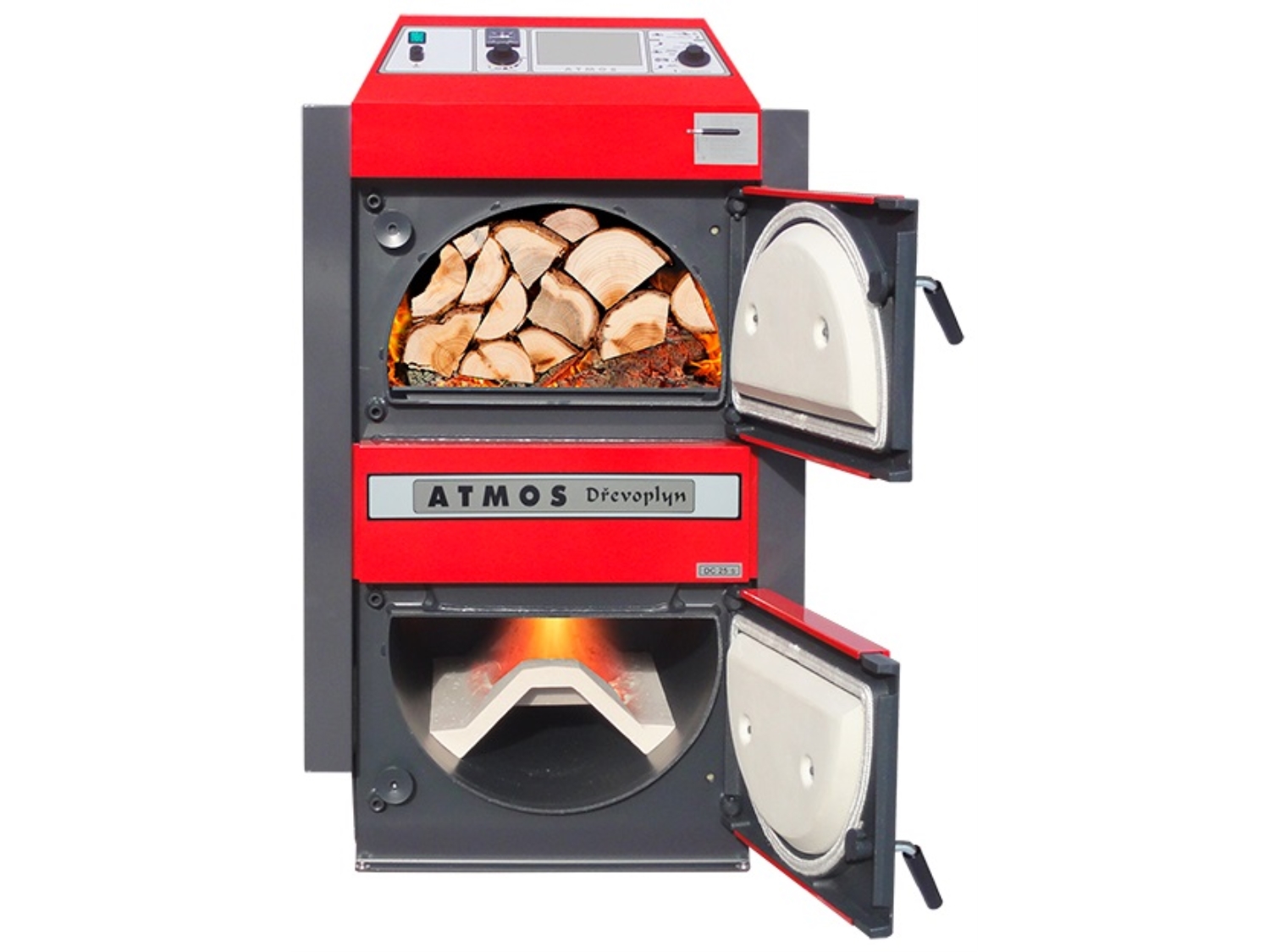 CAZAN PE LEMNE CU GAZEIFICARE ATMOS DC 18S - 20 KW 1