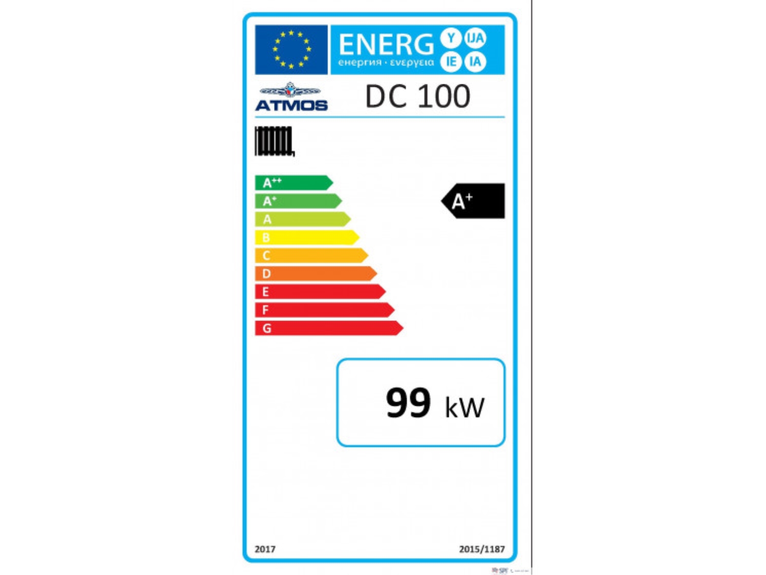 CAZAN PE LEMNE CU GAZEIFICARE ATMOS DC100 - 99 KW 2