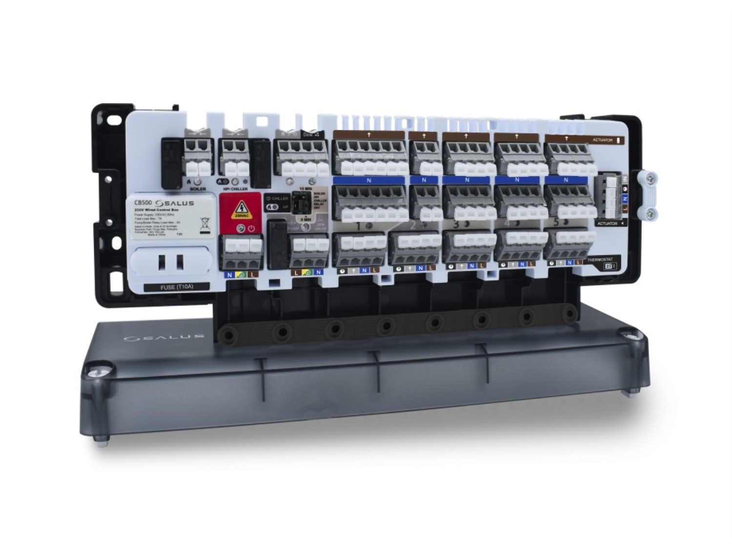CENTRU DE COMANDA 5 ZONE SI MODUL CONTROL INCLUS - SALUS CB500 1
