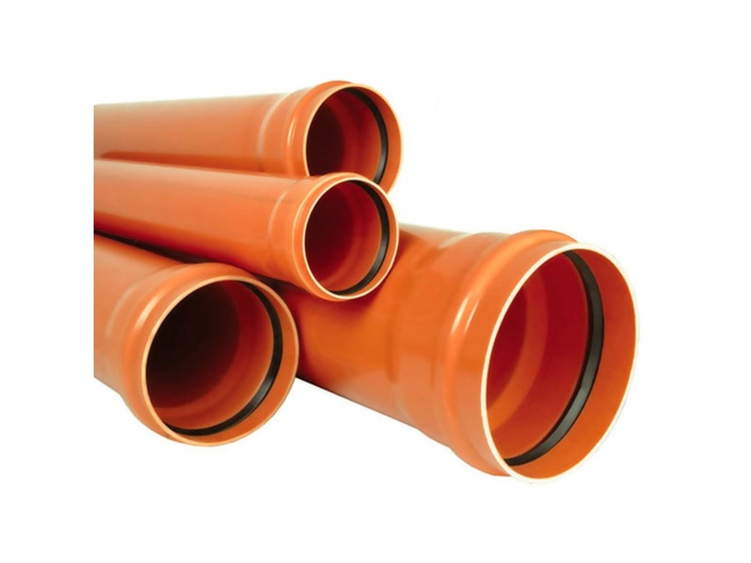 CONDUCTA PVC MULTISTRAT CU MUFA SI GARNITURA - SN4 D125 MM - 3 M 1