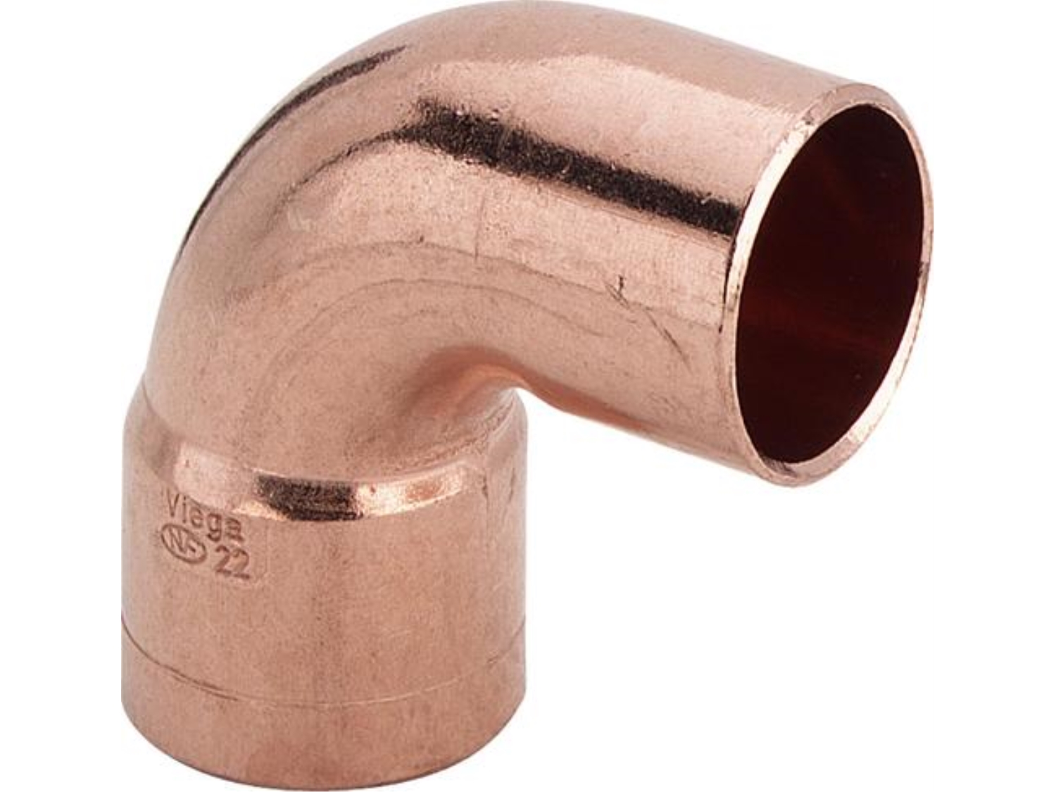 COT CUPRU VIEGA 90° INTERIOR - EXTERIOR D 35 1