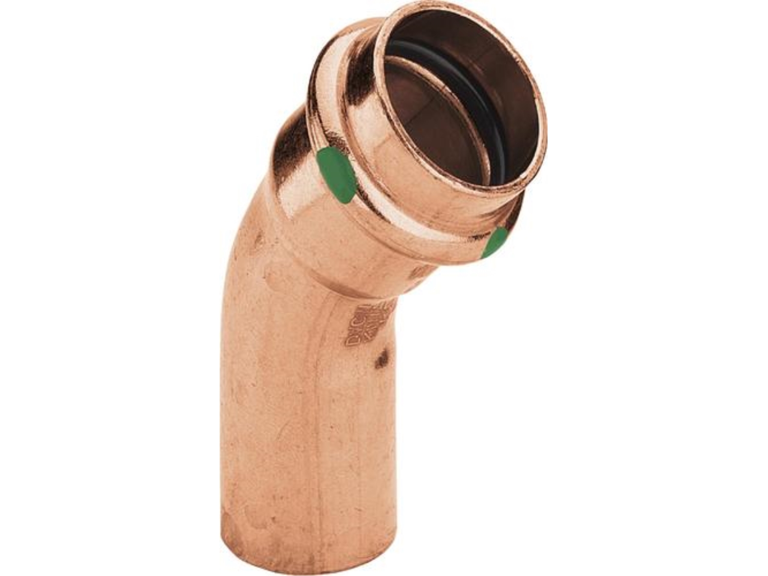CURBA CUPRU VIEGA PROFIPRESS 45° INTERIOR - EXTERIOR D 28 1