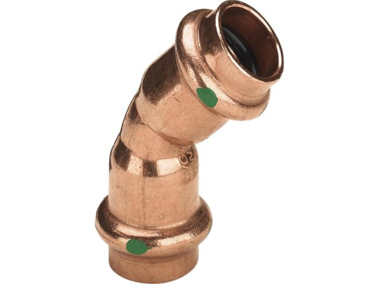 CURBA CUPRU VIEGA PROFIPRESS 45° INTERIOR - INTERIOR D 42 2