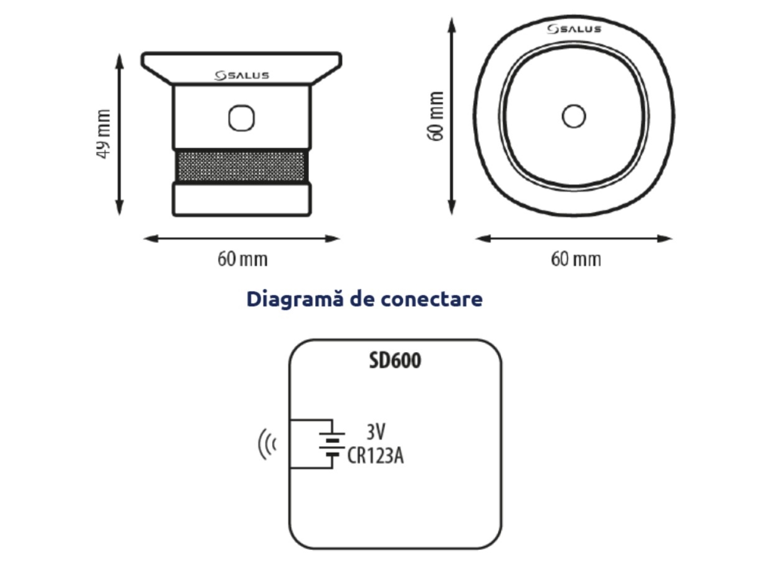 DETECTOR FUM SMART HOME SALUS SD 600 2