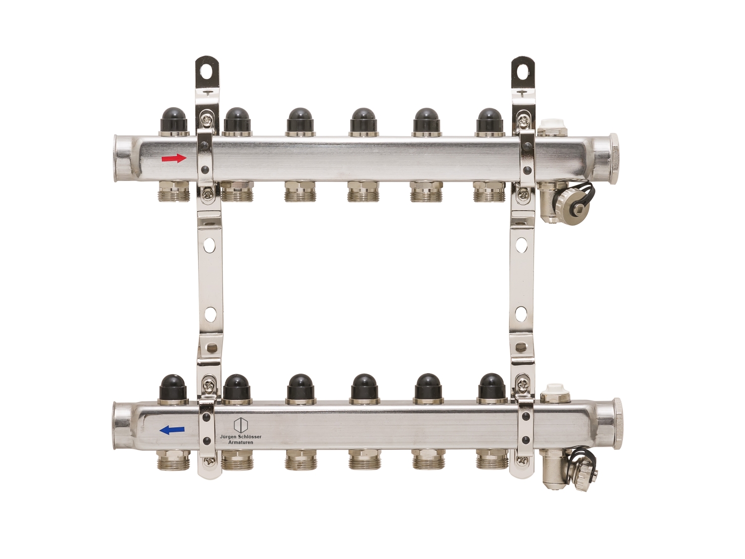 DISTRIBUITOR DIN INOX PENTRU RADIATOARE JURGEN SCHLOSSER - 2 CIRCUITE 1