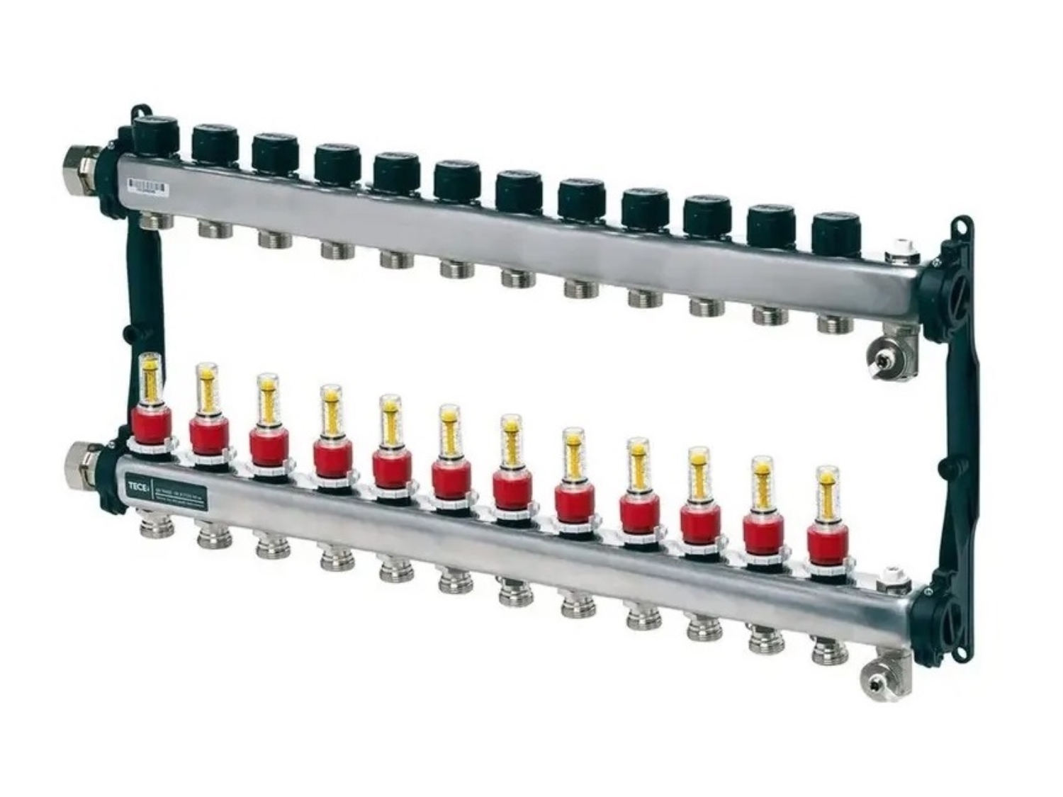 DISTRIBUITOR INOX CU DEBITMETRE TECEFLOOR SLQ 3/4 X1 - 12 CAI 1