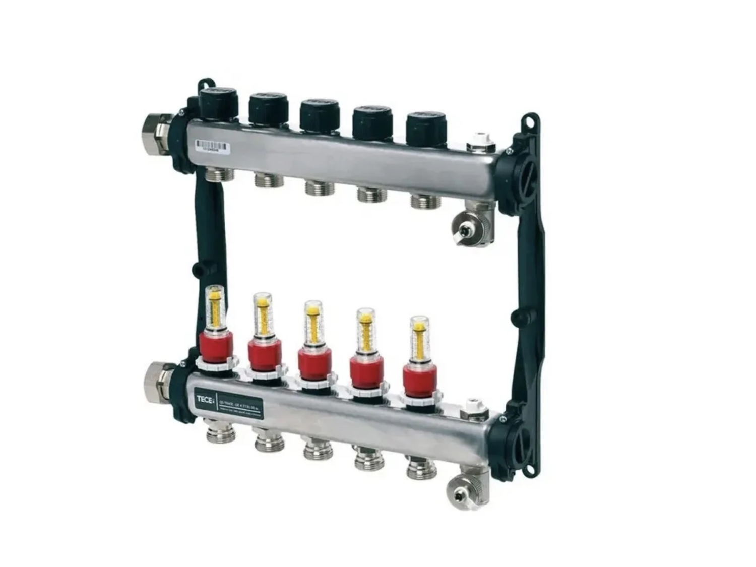 DISTRIBUITOR INOX CU DEBITMETRE TECEFLOOR SLQ 3/4 X1 - 5 CAI 1