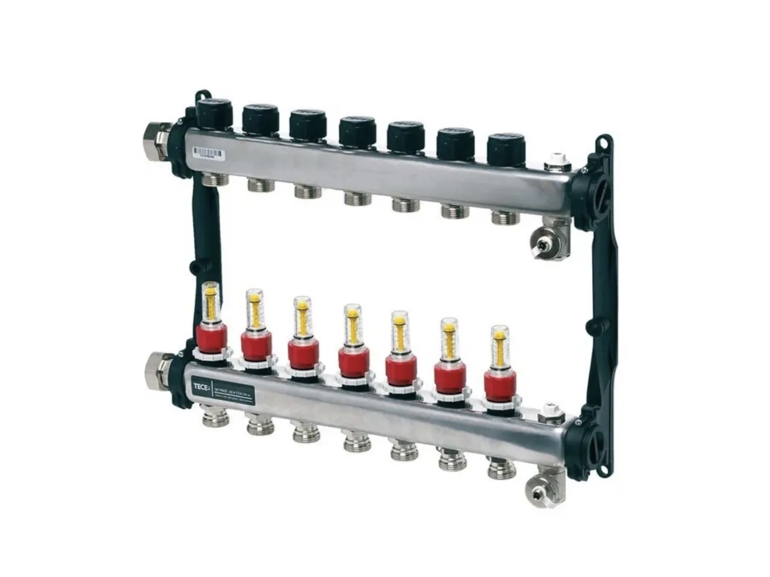 DISTRIBUITOR INOX CU DEBITMETRE TECEFLOOR SLQ 3/4 X1 - 7 CAI 1