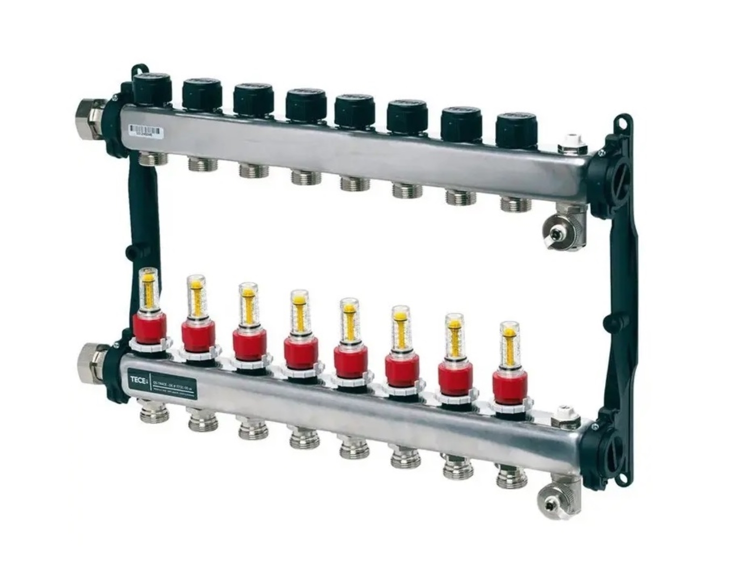 DISTRIBUITOR INOX CU DEBITMETRE TECEFLOOR SLQ 3/4 X1 - 8 CAI 1