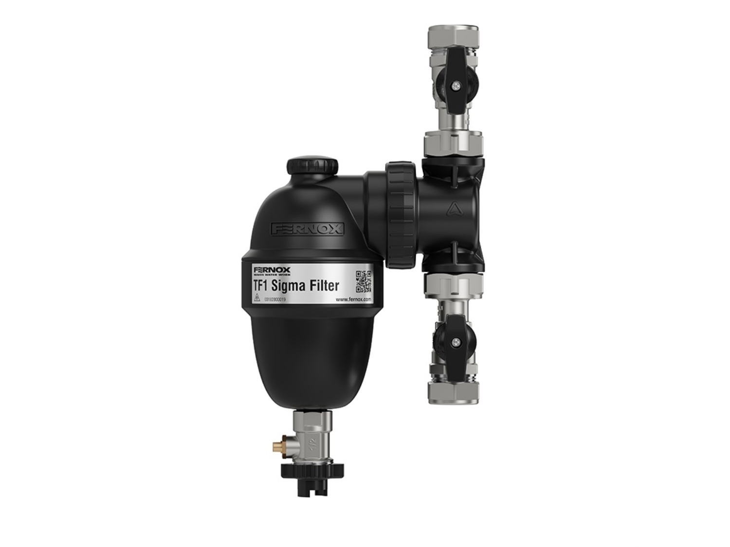 FILTRU ANTI-MAGNETITA FERNOX TF1 SIGMA CU ROBINETI 1