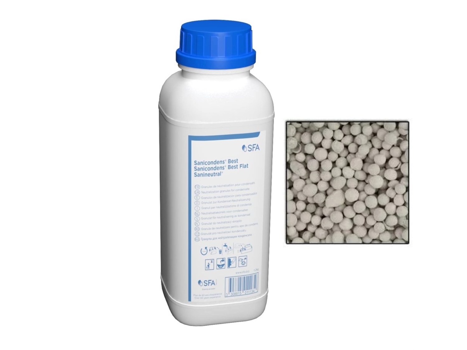 GRANULE NEUTRALIZARE CONDENS SANINEUTRAL/SANICONDENS BEST 2