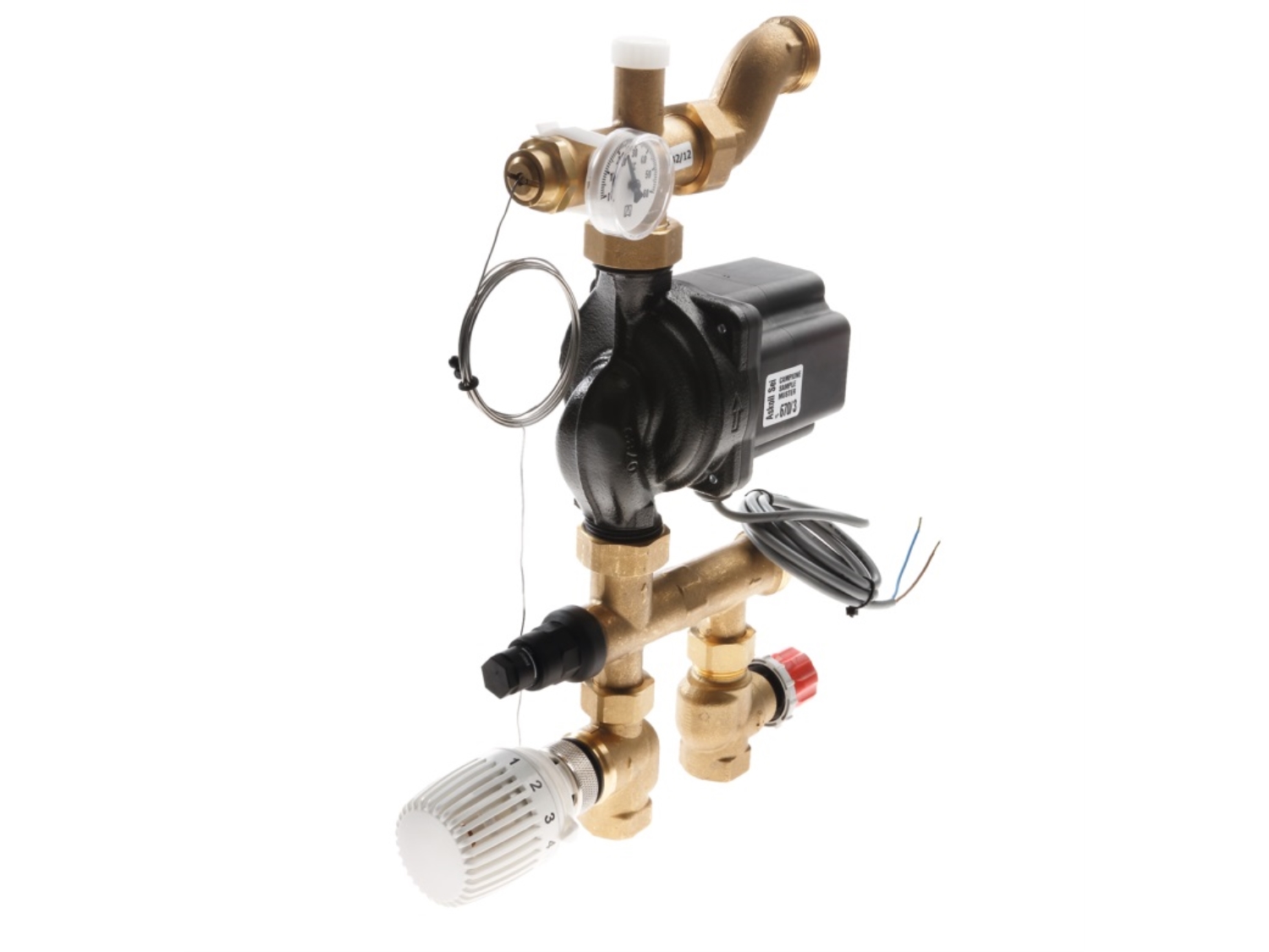 GRUP DE AMESTEC SI POMPARE TECEFLOOR CU POMPA ELECTRONICA SI TERMOSTAT 1