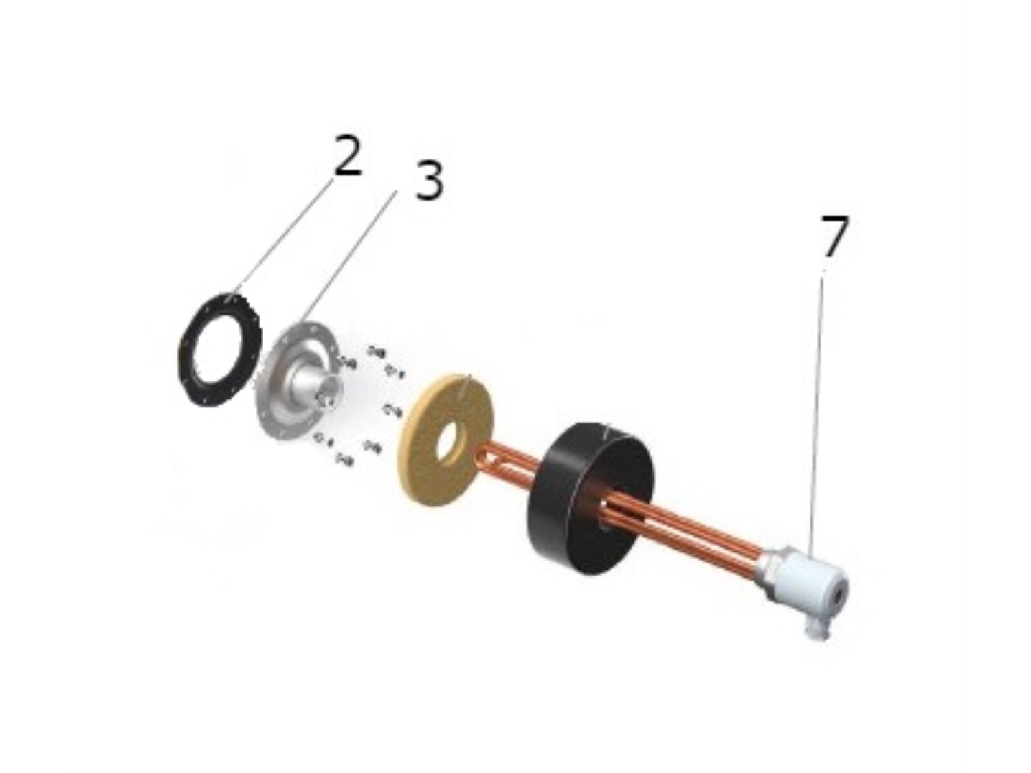 KIT ELEMENT ELECTRIC DE INCALZIRE BOILERE TESY 6 KW 1