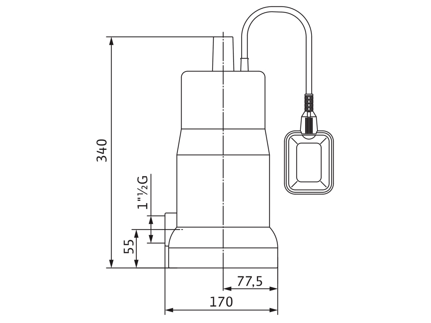 POMPA SUBMERISIBILA DE DREN WILO INITIAL DRAIN 10 - 7 2