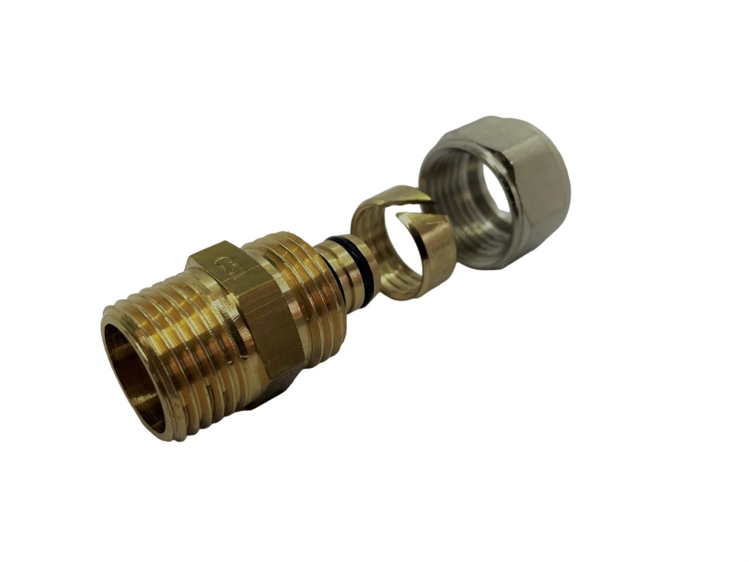 RACORD DREPT PENTRU TEAVA MULTISTRAT 16 X 1/2 F.E. 2