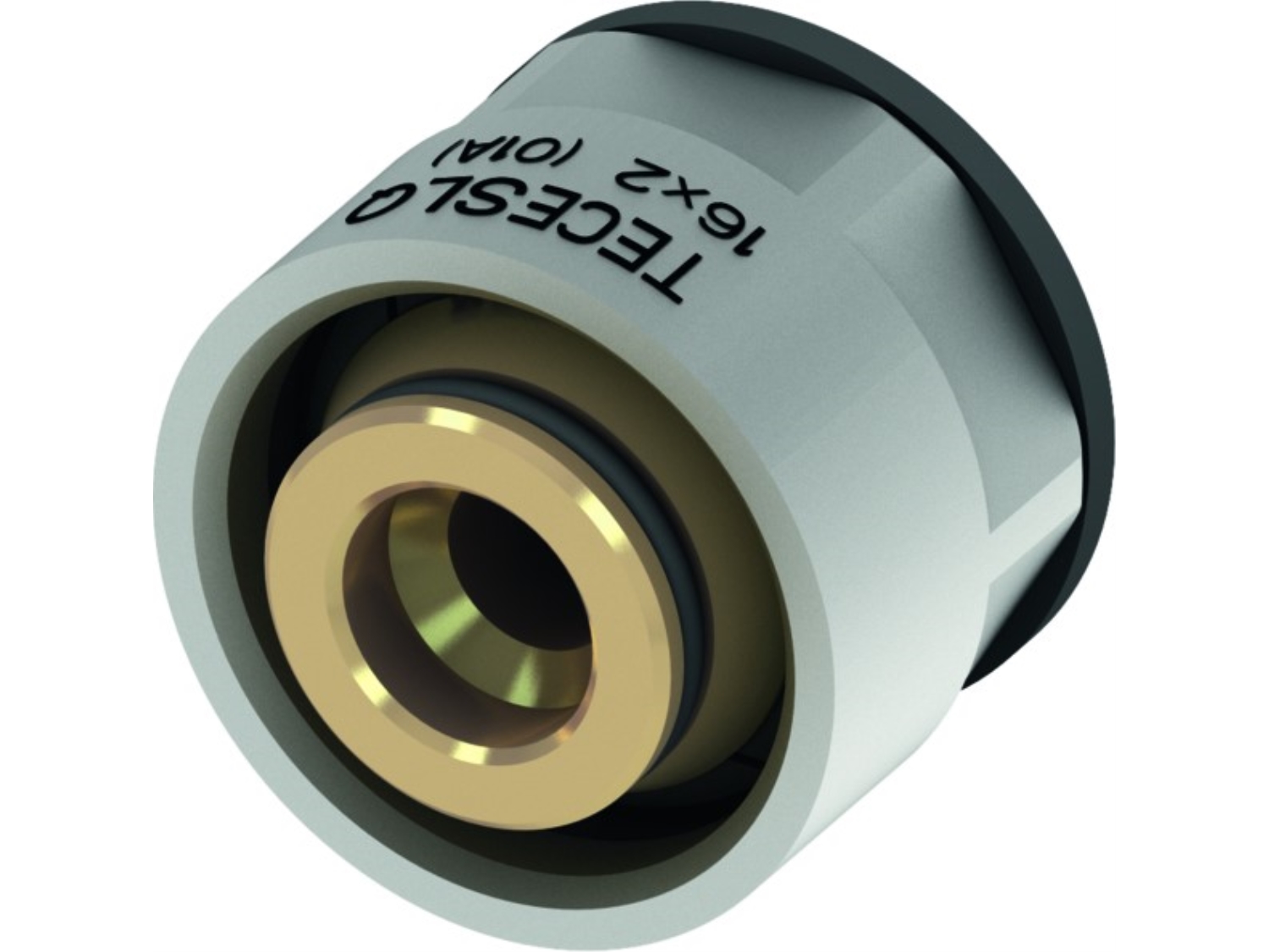 RACORD EUROCON PENTRU TEAVA PEX TECE SLQ 16 X 2 MM