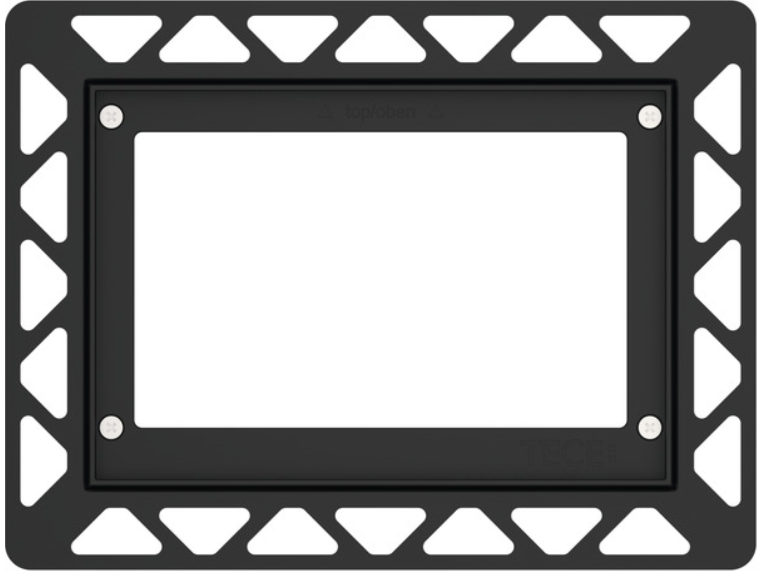 RAMA DE MONTAJ PENTRU MONTAJ INCASTRAT CLAPETE TECE - NEGRU 1