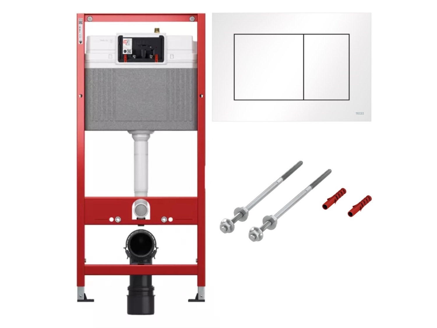 REZERVOR WC CU CADRU TECE BASE 1120 MM CU CLAPETA TECENOW ALBA 1