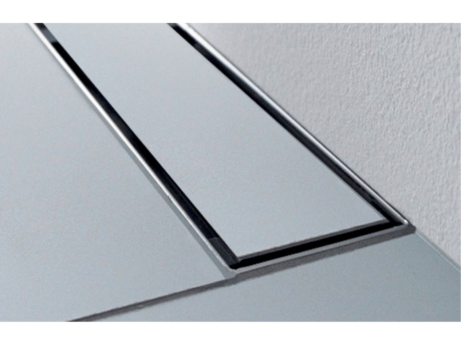 RIGOLA DE DUS KLASIC/FLOOR CU GRATAR DE OTEL 450 MM 2