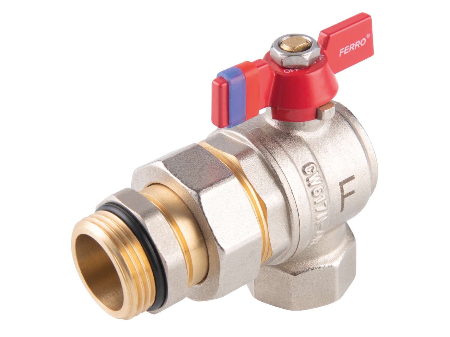 ROBINET CU OLANDEZ DE COLT FERRO KFPS3A FILET INTERIOR - EXTERIOR 1 1