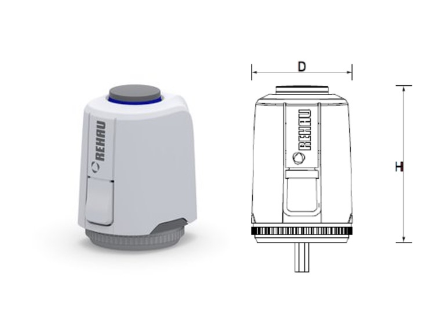 SERVOMOTOR PENTRU DISTRIBUITOR REHAU UNI 230 V (V2024) 2