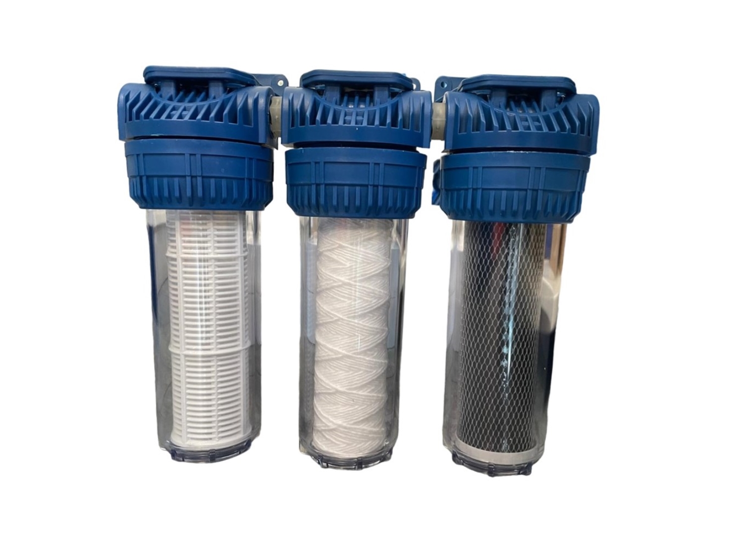 SET 3 FILTRE APA (CU CARTUSE FILTRANTE) 10' - RACORD 1'' 1