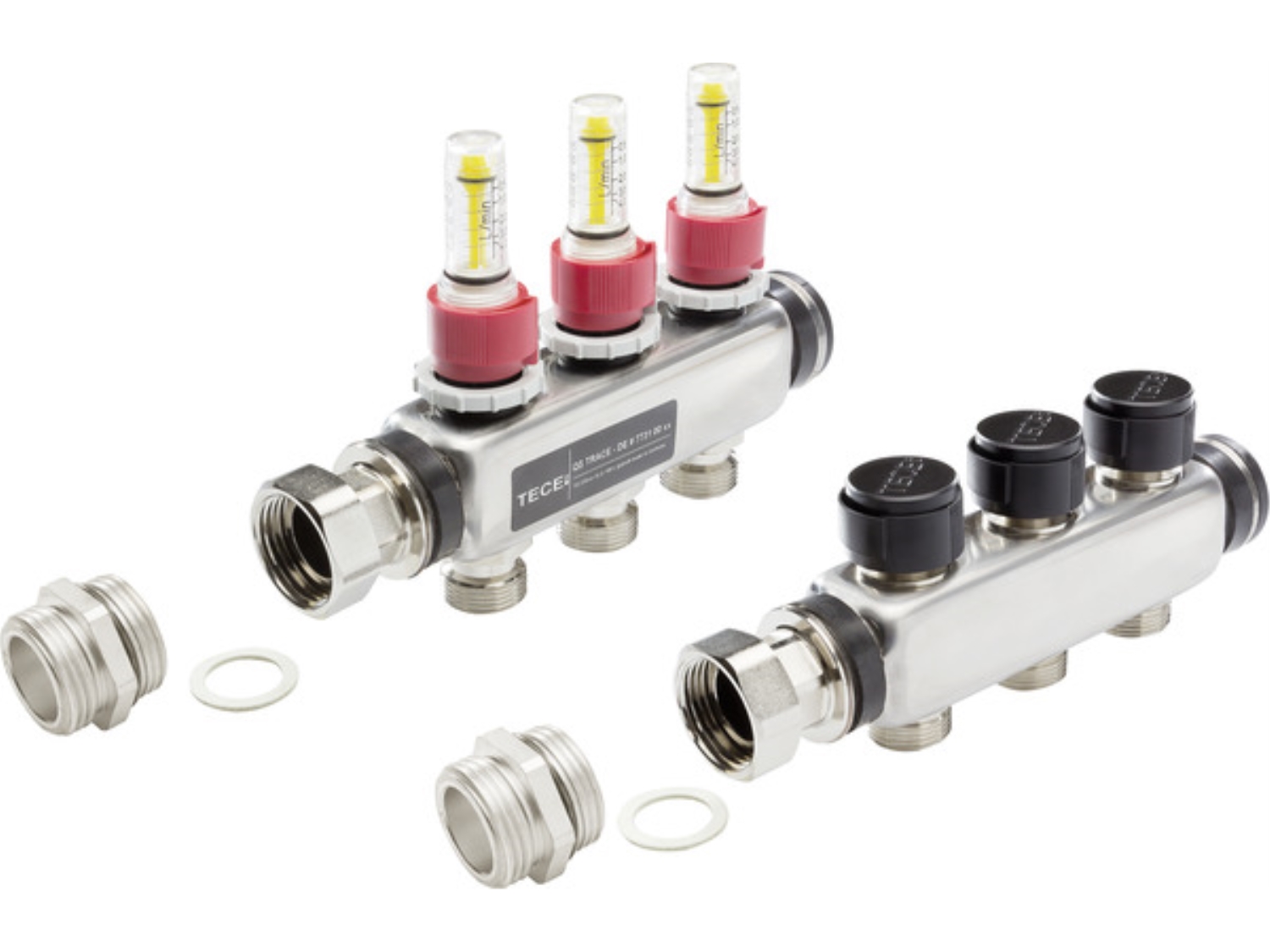 SET EXTINDERE DISTRIBUITOR INOX TECEFLOOR 2 CAI X 3/4 X 1 1