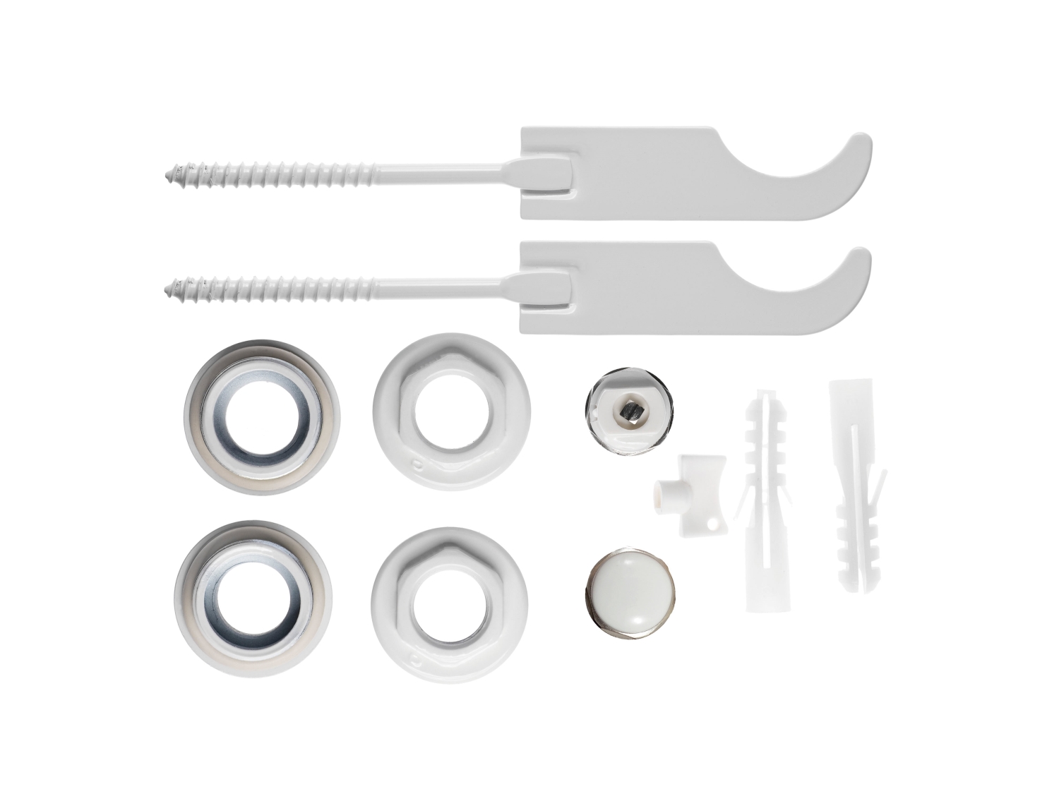 SET MONTAJ CU 2 CONSOLE PENTRU RADIATOARE DIN ALUMINIU
