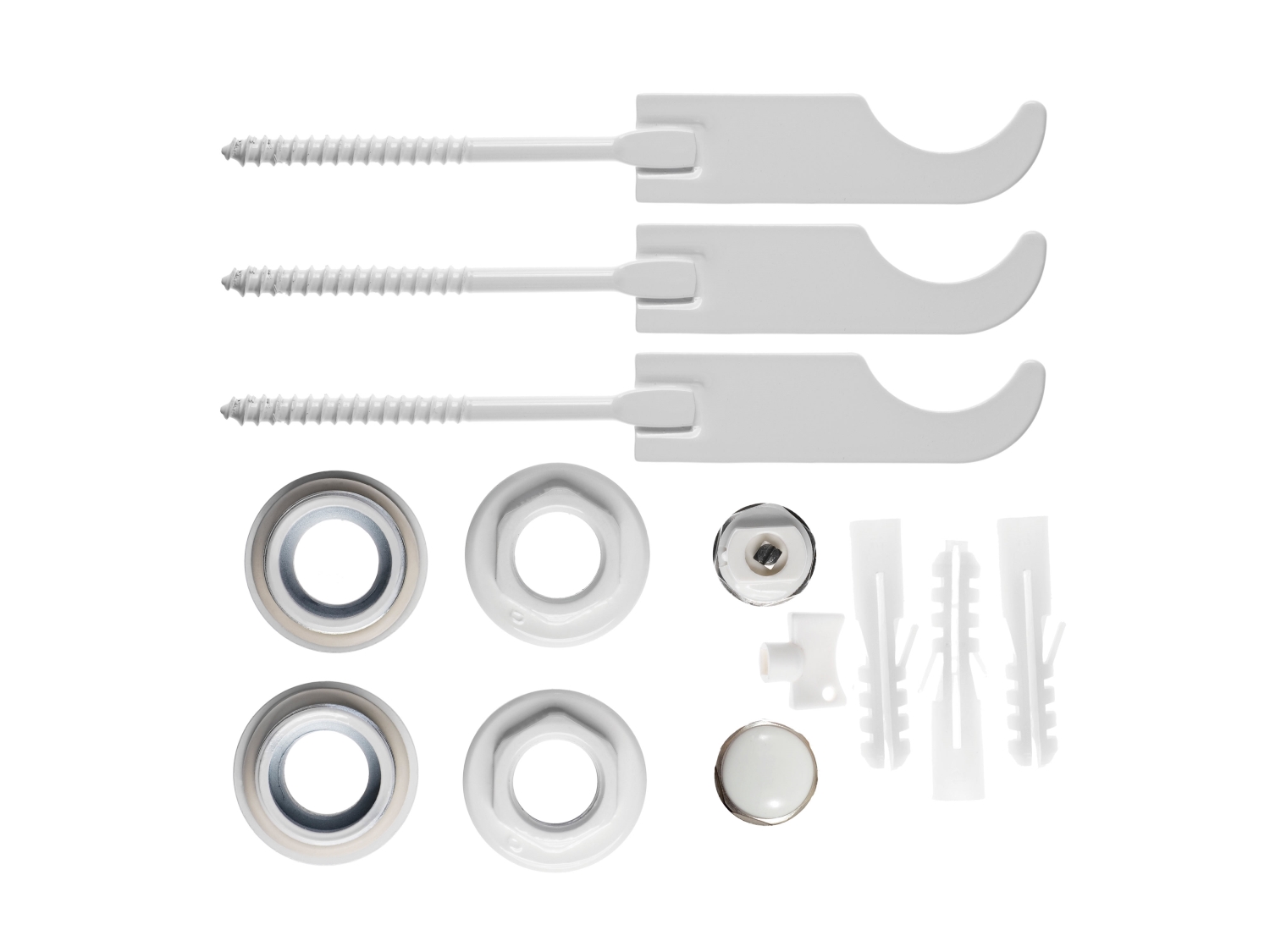 SET MONTAJ CU 3 CONSOLE PENTRU RADIATOARE DIN ALUMINIU