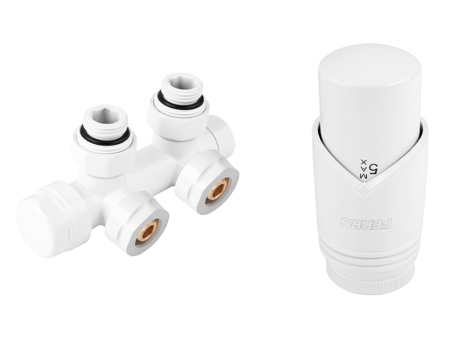 SET ROBINET DUBLU RADIATOR