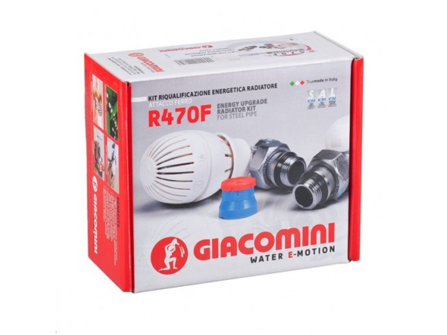 SET ROBINETI RADIATOR TUR - RETUR 1/2 SI CAP TERMOSTATIC - R470FX003 2
