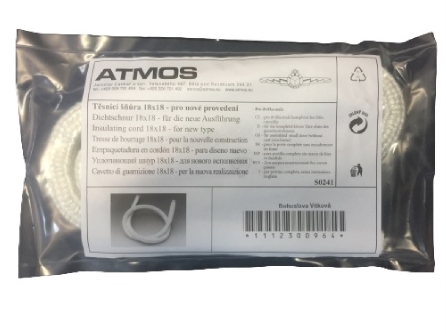 SNUR ETANSARE USA 18 X 18 ATMOS DC18S - DC70S 2