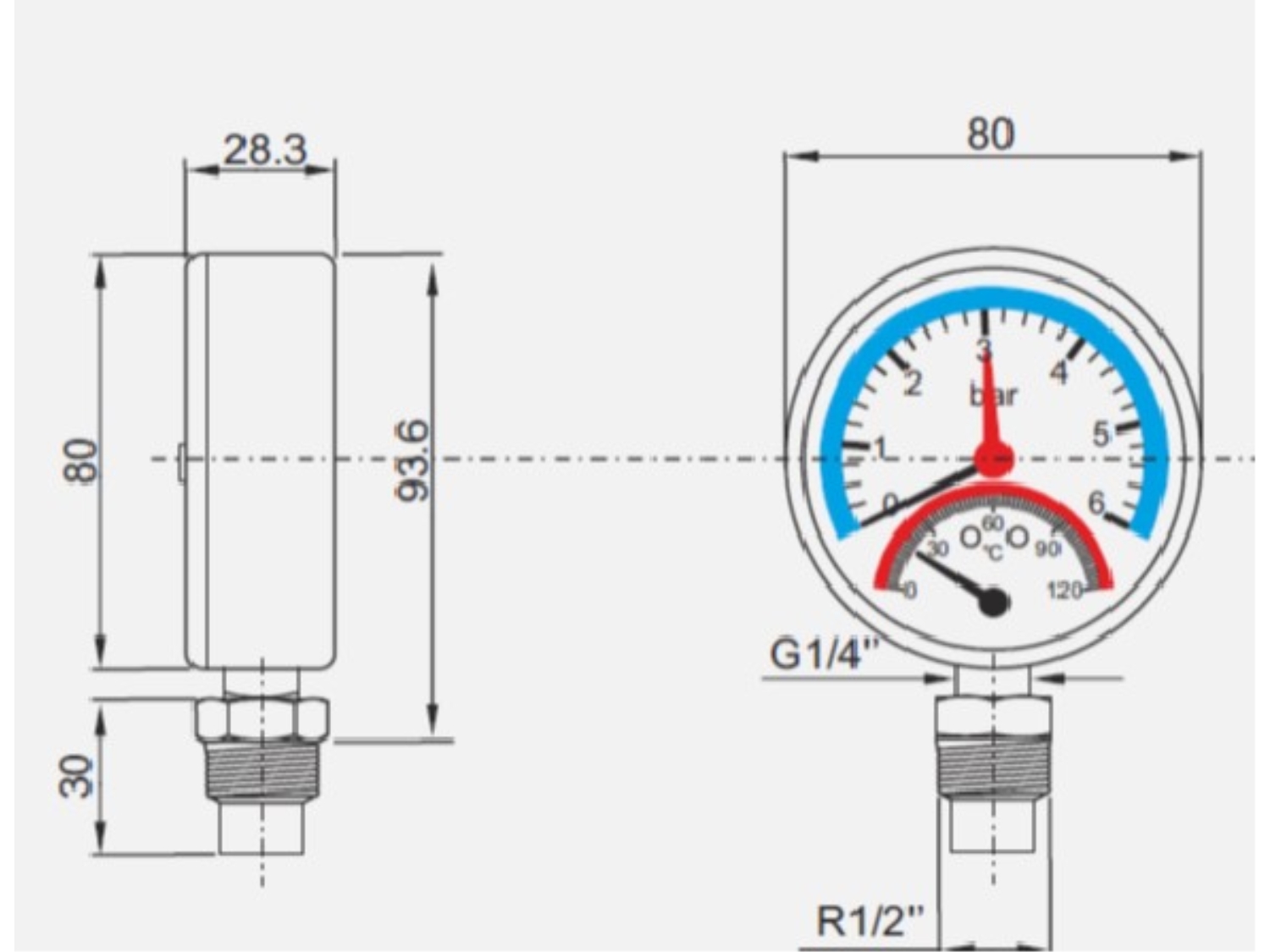 T=0-120°C