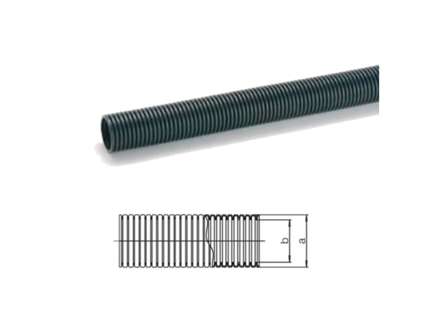 TUB GOFRAT PENTRU PROTECTIE TEAVA CU DN 16/17 MM REHAU 2